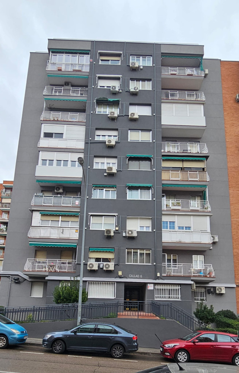 Callao 6: fachada del edificio rehabilitado