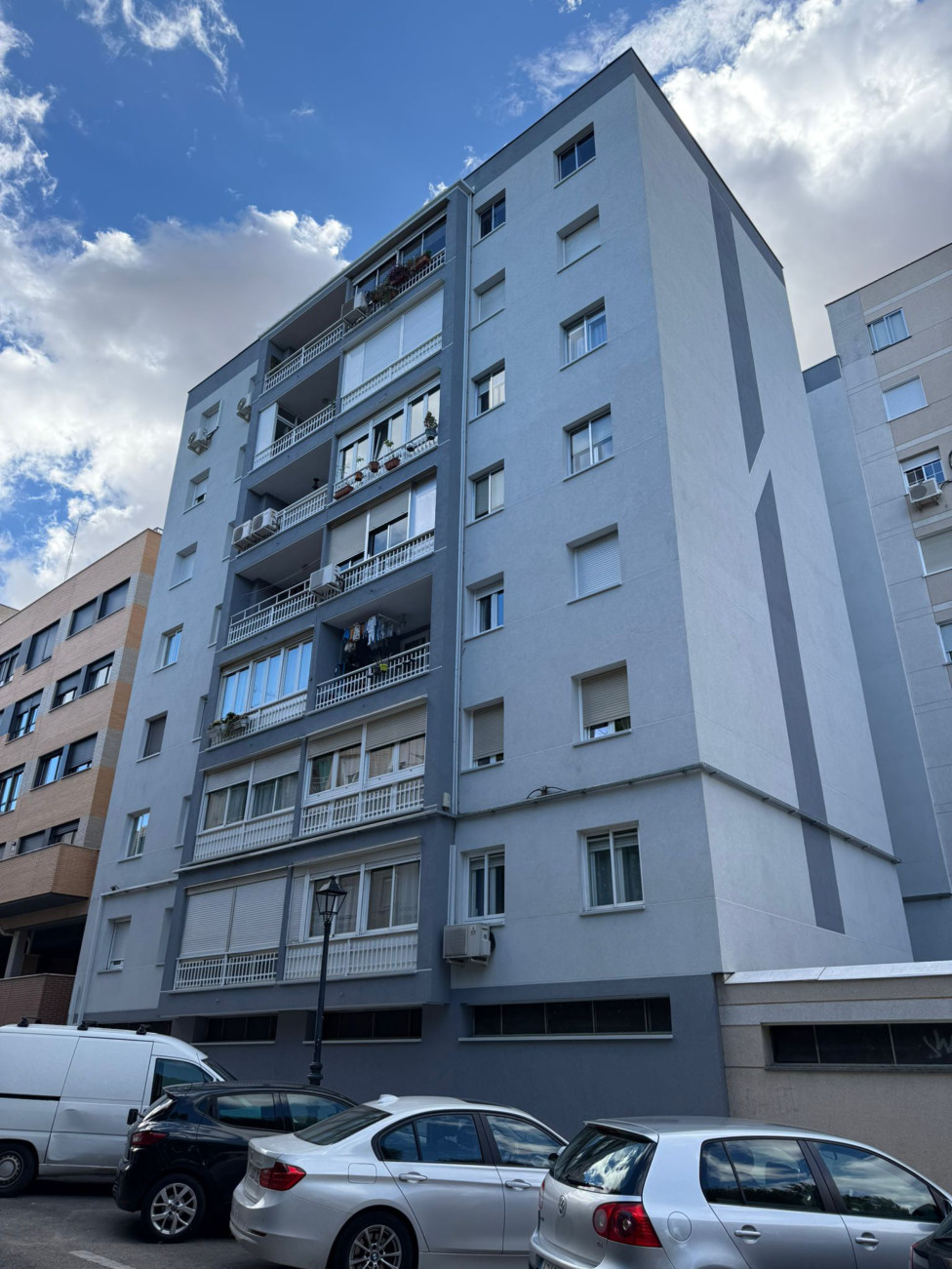Carcavilla 4: fachada después de la rehabilitación