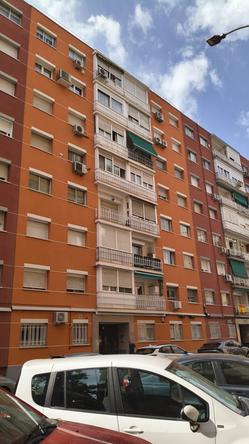 Sahagún 20, Alcorcón: fachada tras la rehabilitación